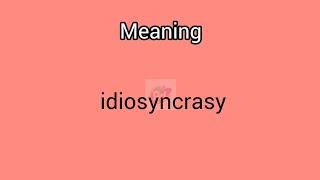 idiosyncrasy meaning in English amp Telugu Googul Dictionary dictionary meanings telugu english [upl. by Yhtomot]