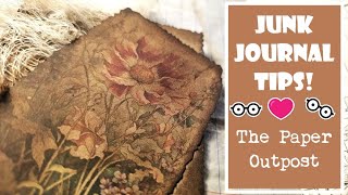 This Junk Journal is EVOLVING Craft With Me   EASY TECHNIQUES For Beginners The Paper Outpost [upl. by Aluino]