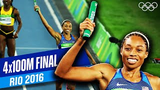 Womens 4x100m Final  Rio 2016 [upl. by Annig870]