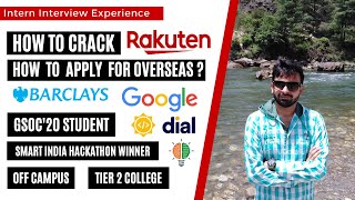 How to Crack Off Campus JobInternship   Rakuten Interview Experience  Applied via Cold Mailing [upl. by Der928]