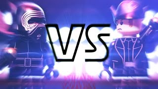 KYLO REN VS GENERAL HUX  LEGO Star Wars Rap Battle [upl. by Enyledam]