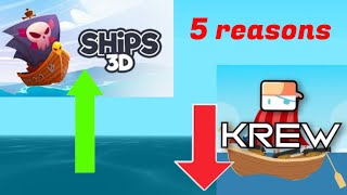 5 Reasons Why Ships 3D Is Better Than Krewio [upl. by Leizar]