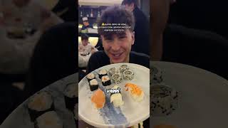 SUSHI 1 STELLA vs SUSHI 5 STELLE 😳🍣 sushi puglia shorts challenge [upl. by Alym]