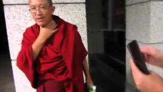 tibetan monk demonstrates throat singing [upl. by Anayeek]