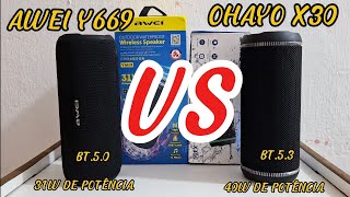 COMPARATIVO AWEI Y669 VS OHAYO X30 [upl. by Haleeuqa997]