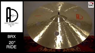 AGEAN CYMBALS 20quot BRX RIDE [upl. by Aksel]