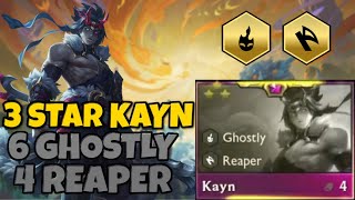 ⭐⭐⭐ KAYN CARRY IS INSANE 6 GHOSTLYS amp 4 REAPERS TFT INKBORN FABLES Gameplay  PBE [upl. by Eblehs]