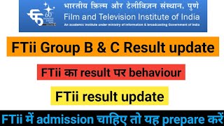 FTii result update  FTii entrance exam result update  PANKAJ MEENA PK [upl. by Noeruat]