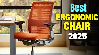 Top 5 Best Ergonomic Chair in 2025 [upl. by Jabon707]