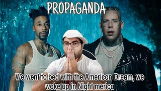 His Voice Is Angelic English Teacher Reacts to PROPAGANDA by Dax ft Tom MacDonald [upl. by Htims416]