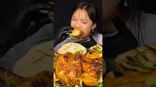 BBQ ChickenBargur and Pork Belly mukbang [upl. by Walters676]