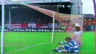 KILWINNING RANGERS V KELTY HEARTS 1999 SCOTTISH JUNIOR CUP FINAL GERRY PELINE WINNING GOAL [upl. by Aedrahs]