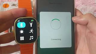 How to Change Wallpaper in Smart Watch VS8 ULTRA [upl. by Kalam]