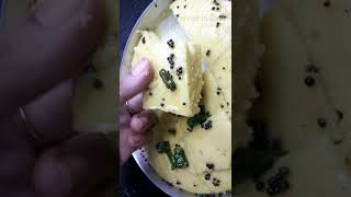 Khaman  dhokla  nylon Khaman dhokla cooking breakfast plz subscribe [upl. by Alboran]