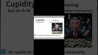 quotCupidityquot subscribe for morelearning wordoftheday englishgrammar teacherlife [upl. by Ellwood]