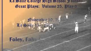 La Salle College High School Football  Great Plays  Volume 25 [upl. by Kiah253]