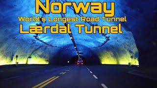 Lærdal Tunnel  The Longest Road Tunnel in the World [upl. by Onej]