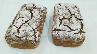 Pan de centeno integral con masa madre y algunos consejos [upl. by Telfer]