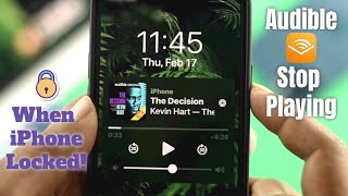 Fix Audible Stop Playing When iPhone Sleeps Screen Locks [upl. by Onida286]