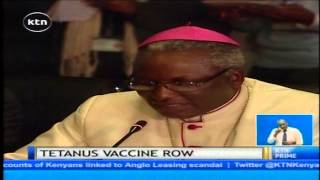 Catholic Church and the Ministry of health to undertake a joint testing exercise on tetanus vaccine [upl. by Felicle582]