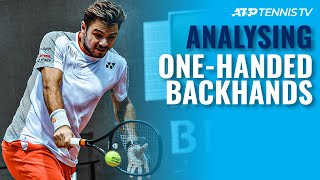 Analysing ATP Tennis Players OneHanded Backhands [upl. by Cassilda605]