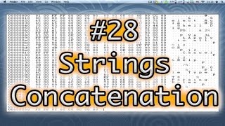 Programming Basics 28 String Concatenation [upl. by Cyn]