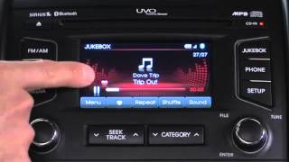 KIA Uvo System Jukebox Mode Overview [upl. by Shawnee]