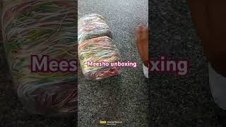 meesho product unboxing item ispolyester solid pattern door certain beautiful thread [upl. by Nilknarf]