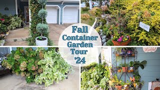 Last Container Garden Tour of 2024 Fall Container Inspiration in North Texas [upl. by Elleoj]