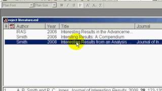 MS Word 2007 and Endnote Referencing Software [upl. by Ochs519]