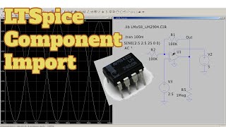 LTSpice  Importing a New Component Model for Simulation [upl. by Llemij]