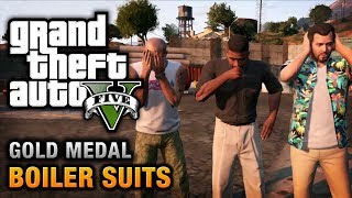 GTA 5  Mission 35  Boiler Suits 100 Gold Medal Walkthrough [upl. by Akimrehs]