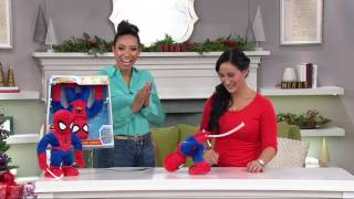 Spiderman Swing amp Sling 155quot Talking Plush Toy on QVC [upl. by Bac]