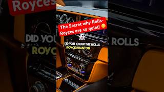 Why the RollsRoyce Phantom is the Quietest Car in the World carfacts automobile facts [upl. by Adnamaa]