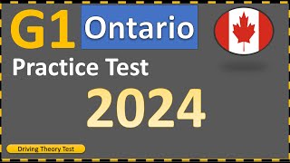 Ontario G1 Practice Test 2024 Road to Your License [upl. by Angid783]