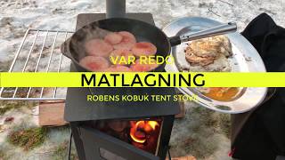 Matlagning på Robens Kobuk tent stove [upl. by Matta3]