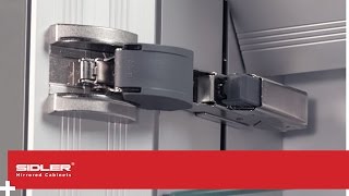 SIDLER Mirrored Cabinet BLUM SoftClose Hinge Installation Guide [upl. by Nileek]