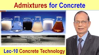 Admixtures for Concrete and its type like chemical admixture amp mineral admixture by Dr K Mohan [upl. by Acissej347]