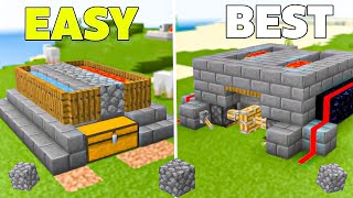 BEST COBBLESTONE FARMS IN MINECRAFT BEDROCK 119MCPEX BOXCONSOLEWINDOWSNINTENDO [upl. by Virgy]