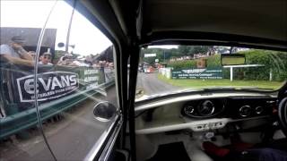 Shelsley Walsh Classic Nostalgia 2016 Steve Murphy Morris Mini 1380 [upl. by Aerda]