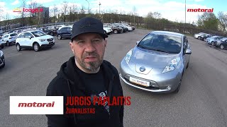 Naudoto Nissan Leaf elektromobilio 20102017 testas [upl. by Giuseppe106]