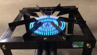 Ignite High Pressure 3 Ring Burner Cast Iron 49 MegajoulesH LPG Gas 69kPa Gas Pressure [upl. by Oilla746]