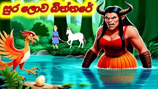 සුර ලොව බිත්තරේ Sinhala Cartoon Moral Story [upl. by Asilam814]