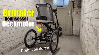 Scooter Trike zum EBike umbauen Bafang Heckmotor Sonderanfertigung Diy Eigenbau [upl. by Still275]