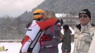 NoordHollanders schaatsen op Weissensee [upl. by Ettelohcin]