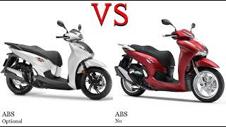 Honda SH 300 vs Honda SH 350i Test specification comparison [upl. by Aikemaj320]