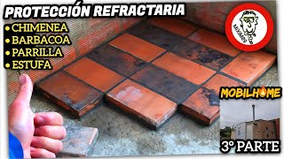 Colocación LADRILLO REFRACTARIO para Chimenea Horno Barbacoa by mixim89 [upl. by Llertak]