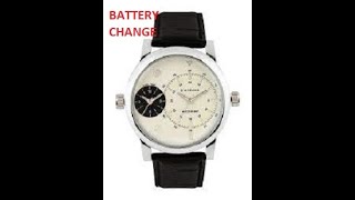 Giordano Watch Battery Change [upl. by Linnette]