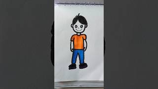 easy boy drawing for kidseasy drawing art drawingeasy shortsfeed shortssubscribe viralshorts [upl. by Harday]