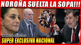 DOMINGAZO NOROÑA SUELTA LA SOPA VAN A MADRUGAR A LA PRESIDENTA DE MEXICO SE LES CAE EL TEATRITO [upl. by Naujej956]